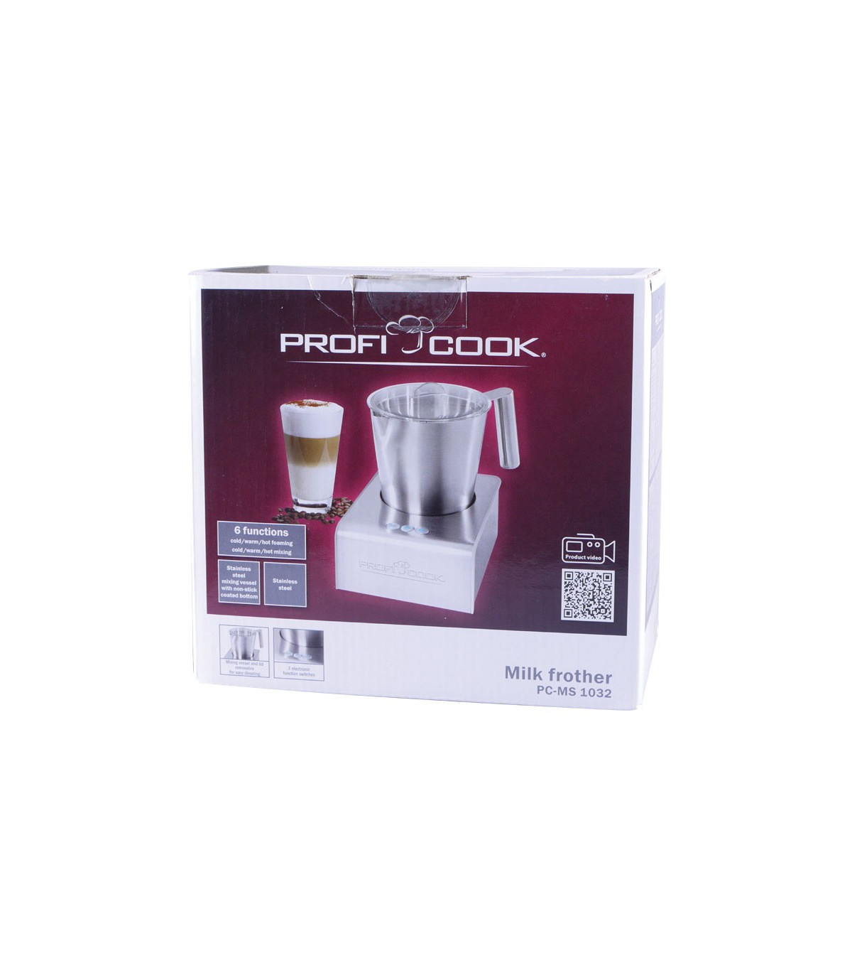 Profi Cook Inox Milk Frother 450ml PC-MS 1032